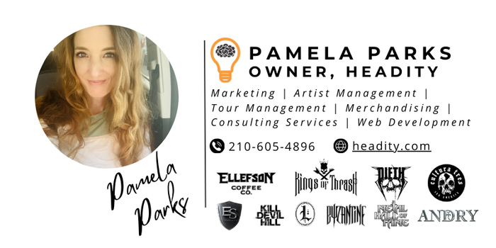 HOLLY GRAYSON SIGNS WITH PAMELA PARKS OF HEADITY